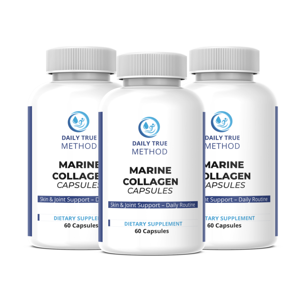 Marine Collagen Capsules (3 bottles x 60 Capsules)